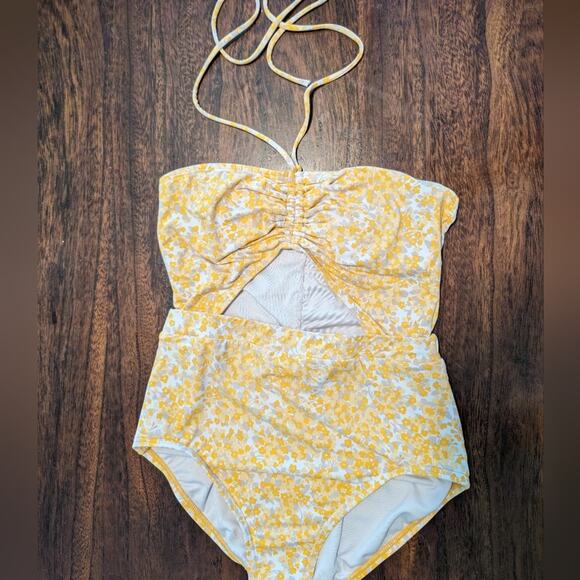 Michael Michael Kors Chilitington Halter Maillot One-Piece Swimsuit - Picture 4 of 6